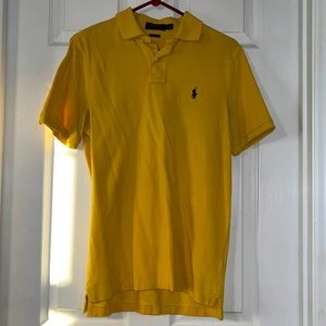 Men’s Ralph Lauren Polo shirt, size Small, yellow/gold